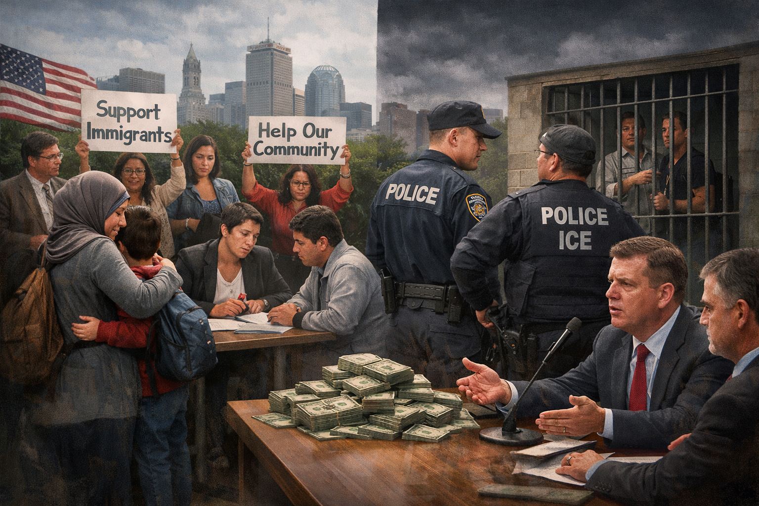 Uso de verba pública para projetos ligados a imigrantes gera debate político em Boston